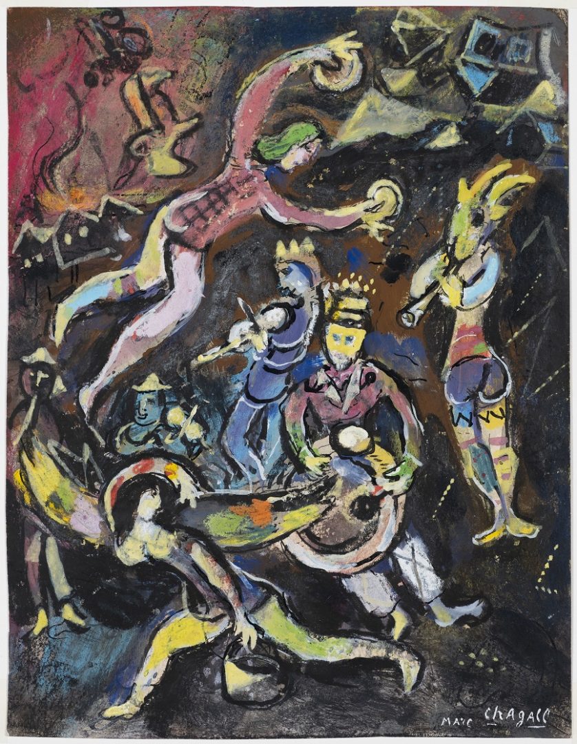 Chagall - Cirque - Unframed small