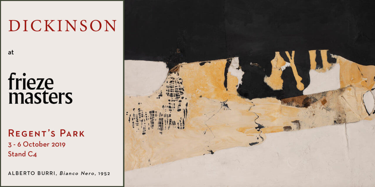 PRESS RELEASE Dickinson Presents Lyrical Abstraction: Rediscovering Freedom in Post-war Europe at Frieze Masters 2019